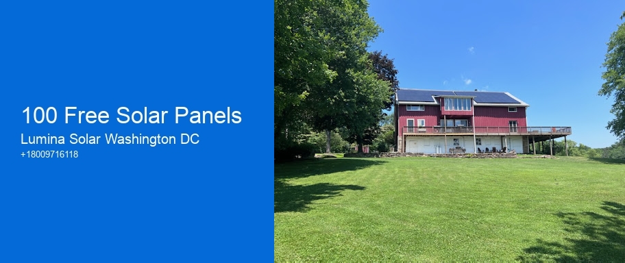 100 Free Solar Panels