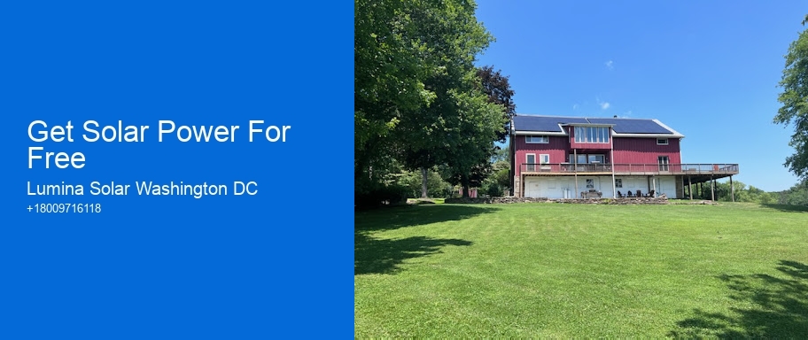 Get Solar Power For Free