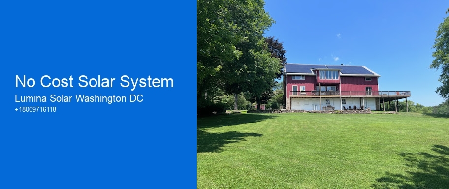 No Cost Solar System